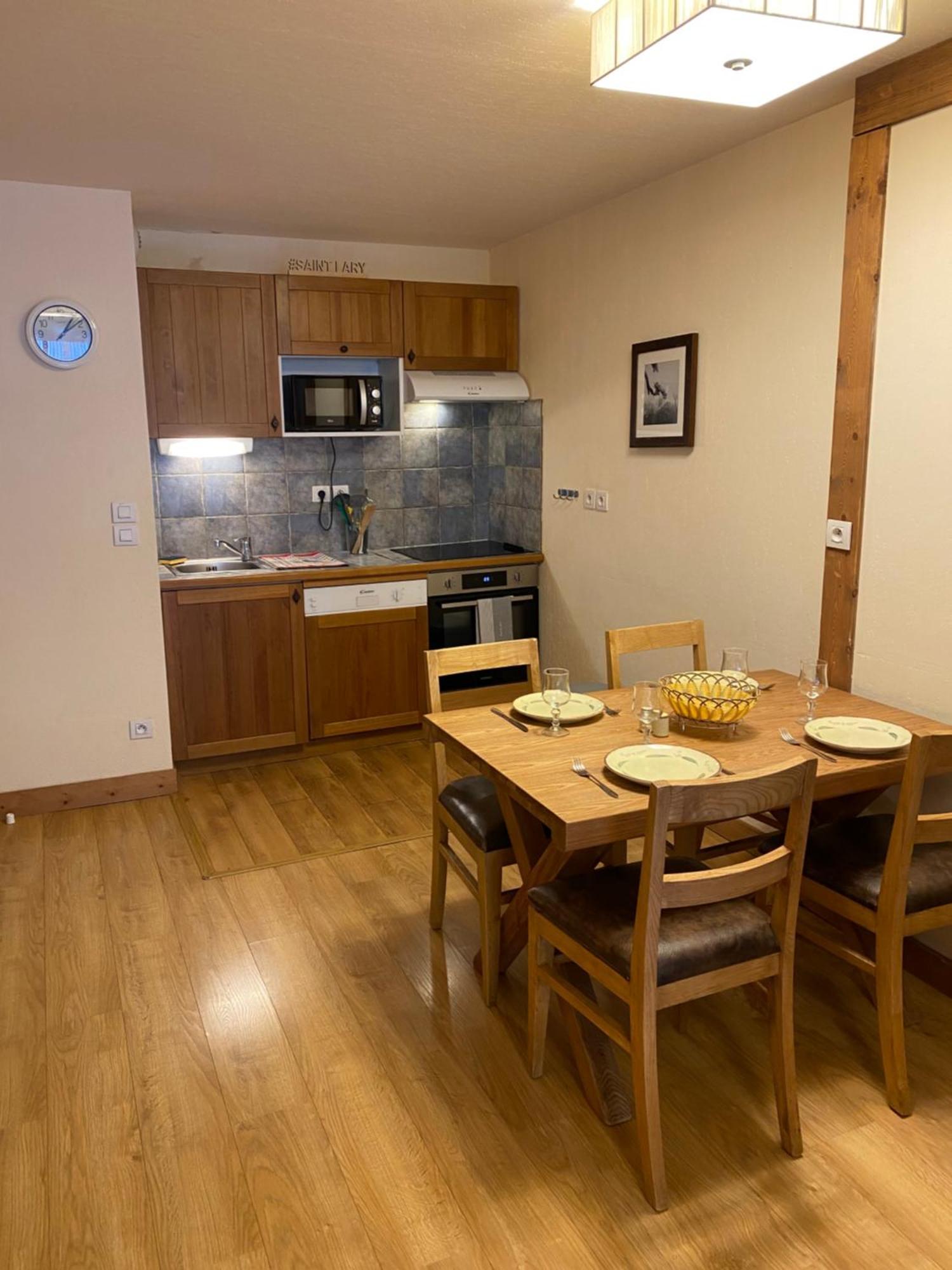 Appartement T2+Coin Nuit 6 Pers Residence De Cami Real Au Centre Du Village De Saint Lary Soulan Avec Piscine Interieure+ Sauna Et Hammam Kültér fotó